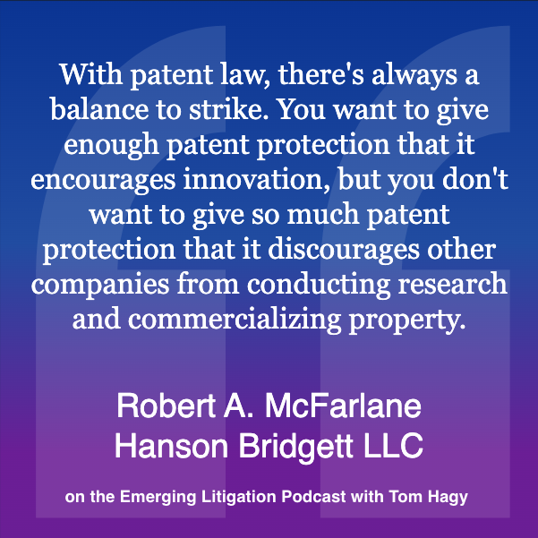 McFarlane Quote With Patent Law